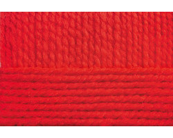 Пряжа для вязания ПЕХ 'Зимняя премьера' (50%мериносовая шерсть+50%акрил) 10х100гр/150м цв.088 красный мак