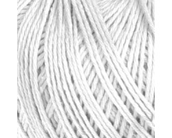 Нитки для вязания 'Фиалка' (100%хлопок) 6х75гр/225м цв.0101/001 белый, С-Пб