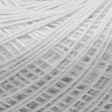 Нитки для вязания 'Ирис' (100%хлопок) 300г/1800м цв.0101 белый, С-Пб