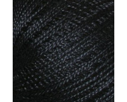 Нитки для вязания 'Ирис' (100%хлопок) 300г/1800м цв.7214 черный, С-Пб