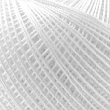 Нитки для вязания 'Кружевница' (100%хлопок) 24х10гр/100м цв.0101, белый, С-Пб