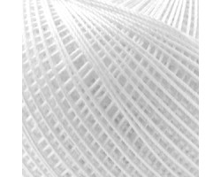 Нитки для вязания 'Кружевница' (100%хлопок) 24х10гр/100м цв.0101, белый, С-Пб