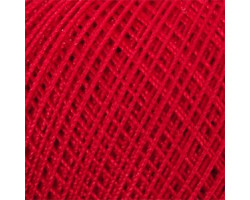 Нитки для вязания 'Кружевница' (100%хлопок) 24х20гр/190м цв.0906 красный С-Пб