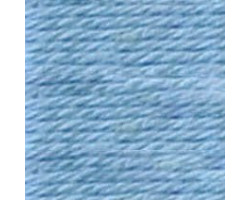 Нитки для вязания 'Мальва' (50%хлопок+50%вискоза) 8х75гр/350м цв.1601 голубой, С-Пб
