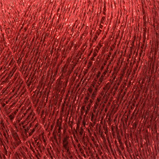 Пряжа для вязания 'Искра' (40%шерсть+40% акрил+20%метанит) 10х100гр/1316м цв.георгин-красный