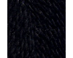 Пряжа для вязания ТРО 'Ангора' (50%шерсть+50%ангора) 10х100гр/300м цв.0140 черный