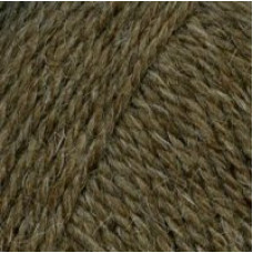 Пряжа для вязания ТРО 'Деревенька' (100%шерсть) 10х100гр/170м цв.2450 натуральный темный