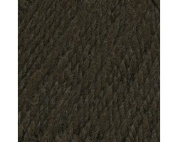 Пряжа для вязания ТРО 'Деревенька' (100%шерсть) 10х100гр/170м цв.3658 т.коричневый