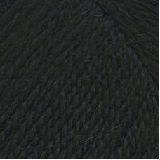 Пряжа для вязания ТРО 'Хуторянка' (100%шерсть) 10х100гр/170м цв.0140 черный