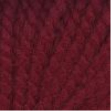 Пряжа для вязания ТРО 'Каскад' (40% шерсть, 60% акрил) 10х100гр/125м цв.1425 винный