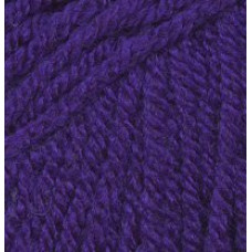 Пряжа для вязания ТРО 'Кроха' (20%шерсть+80%акрил) 10х50гр/135м цв.0031 темно-фиолетовый