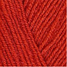 Пряжа для вязания ТРО 'Кроха' (20%шерсть+80%акрил) 10х50гр/135м цв.0042 красный