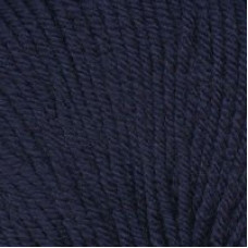 Пряжа для вязания ТРО 'Кроха' (20%шерсть+80%акрил) 10х50гр/135м цв.0100 темно-синий