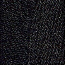 Пряжа для вязания ТРО 'Кроха' (20%шерсть+80%акрил) 10х50гр/135м цв.0140 черный