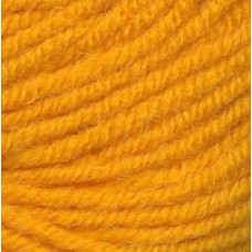 Пряжа для вязания ТРО 'Кроха' (20%шерсть+80%акрил) 10х50гр/135м цв.3521 желто-оранжевый