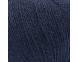 Пряжа для вязания ТРО 'Люкс' (100%шерсть) 10х50гр/200м цв.0107 т.синий