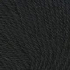 Пряжа для вязания ТРО 'Люкс' (100%шерсть) 10х50гр/200м цв.0140 черный
