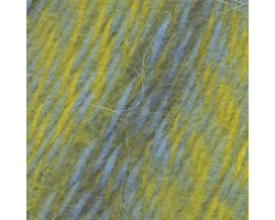 Пряжа для вязания ТРО 'Мадонна' (30%мохер+70%акрил) 10х100гр/360м цв.2809 мулине (васил/желтый)