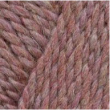 Пряжа для вязания ТРО 'Меланж из Троицка' (70%шерсть+30%акрил) 10х100гр/150м цв.1728 меланж (розовый)