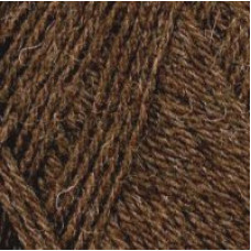 Пряжа для вязания ТРО 'Новая деревенька' (100%шерсть) 10х100гр/300м цв.3657 темно-коричневый