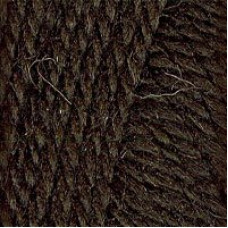 Пряжа для вязания ТРО 'Новинка' (82%шерсть+18%акрил) 10х100гр/120м цв.3655 темно коричневый