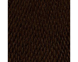 Пряжа для вязания ТРО 'Новозеландская' (100%шерсть) 10х100гр/250м цв.0413 шоколадный