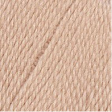 Пряжа для вязания ТРО 'Новозеландская' (100%шерсть) 10х100гр/250м цв.1870 светло-бежевый