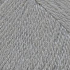 Пряжа для вязания ТРО 'Подмосковная' (50%шерсть+50%акрил) 10х100гр/250м цв.0255 светло-серый