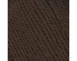 Пряжа для вязания ТРО 'Подмосковная' (50%шерсть+50%акрил) 10х100гр/250м цв.0412 шоколад