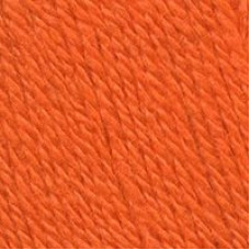 Пряжа для вязания ТРО 'Подмосковная' (50%шерсть+50%акрил) 10х100гр/250м цв.0490 ярко-оранжевый
