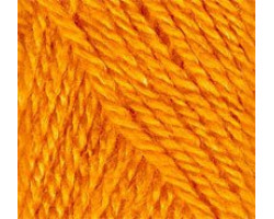 Пряжа для вязания ТРО 'Подмосковная' (50%шерсть+50%акрил) 10х100гр/250м цв.0494 ярко-оранжевый