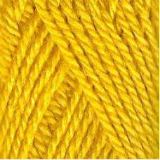 Пряжа для вязания ТРО 'Подмосковная' (50%шерсть+50%акрил) 10х100гр/250м цв.0596 желтый