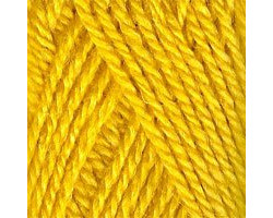 Пряжа для вязания ТРО 'Подмосковная' (50%шерсть+50%акрил) 10х100гр/250м цв.0596 желтый