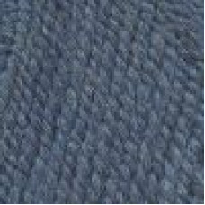 Пряжа для вязания ТРО 'Простая' (50%шерсть+50%акрил) 10х100гр/200м цв.2892 меланж (серо-голубой)