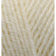 Пряжа для вязания Ализе Alpaca Royal (30%альпака+15%шерсть+55%акрил) 5х100гр/280м цв.001 кремовый
