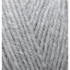 Пряжа для вязания Ализе Alpaca Royal (30%альпака+15%шерсть+55%акрил) 5х100гр/280м цв.021 светло-серый меланж