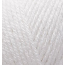 Пряжа для вязания Ализе Alpaca Royal (30%альпака+15%шерсть+55%акрил) 5х100гр/280м цв.055 белый
