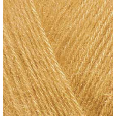 Пряжа для вязания Ализе Angora Gold (10%мохер, 10%шерсть, 80%акрил) 5х100гр цв.002 шафран