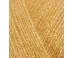 Пряжа для вязания Ализе Angora Gold (10%мохер, 10%шерсть, 80%акрил) 5х100гр цв.002 шафран