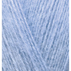 Пряжа для вязания Ализе Angora Gold (10%мохер, 10%шерсть, 80%акрил) 5х100гр цв.040 голубой