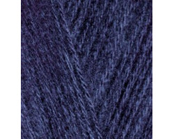 Пряжа для вязания Ализе Angora Gold (10%мохер, 10%шерсть, 80%акрил) 5х100гр цв.058 т.синий