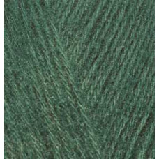 Пряжа для вязания Ализе Angora Gold (10%мохер, 10%шерсть, 80%акрил) 5х100гр цв.131 лесная зелень