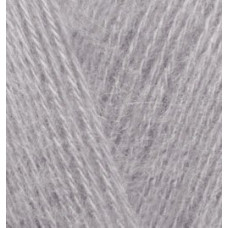 Пряжа для вязания Ализе Angora Gold (10%мохер, 10%шерсть, 80%акрил) 5х100гр цв.405 серая лаванда