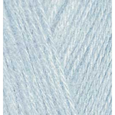 Пряжа для вязания Ализе Angora Gold (10%мохер, 10%шерсть, 80%акрил) 5х100гр цв.480 светло-синий
