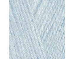 Пряжа для вязания Ализе Angora Gold (10%мохер, 10%шерсть, 80%акрил) 5х100гр цв.480 светло-синий