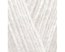Пряжа для вязания Ализе Angora Gold (10%мохер, 10%шерсть, 80%акрил) 5х100гр цв.599 слоновая кость