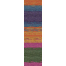 Пряжа для вязания Ализе Angora Gold Batik Sim (5% металлик, 10% мохер, 10% шерсть, 75% акрил) 5х100гр цв.1560