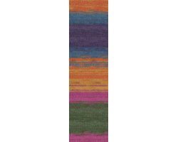Пряжа для вязания Ализе Angora Gold Batik Sim (5% металлик, 10% мохер, 10% шерсть, 75% акрил) 5х100гр цв.1560