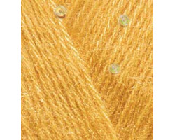 Пряжа для вязания Ализе Angora Gold Pullu (68%акрил, 4%пайетки, 9%мохер, 9%шерсть, 10%п/э) 10х50гр/215м цв.002 шафран