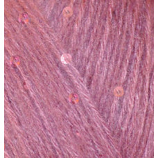 Пряжа для вязания Ализе Angora Gold Pullu (68%акрил, 4%пайетки, 9%мохер, 9%шерсть, 10%п/э) 10х50гр/215м цв.028 ярко-сухая роза